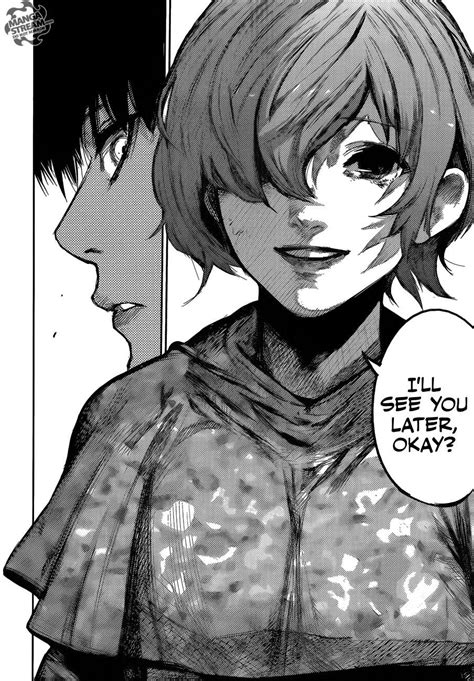 It's just cool how kaneki has been growing up. this panel makes my heart turn into ashes... yes, you are ...