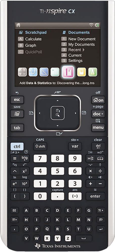 Best Buy Texas Instruments Ti Nspire Cx Handheld Graphing Calculator