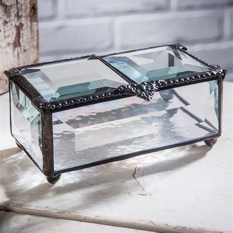 Glass Jewelry Box With Double Hinged Lid Getty Museum Store