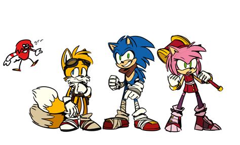 Wallpaper Ilustrasi Gambar Kartun Sonic The Hedgehog Sonik