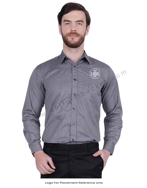 Buy Dark Grey Fil A Fil Formal Shirt For Men Online Best Prices In