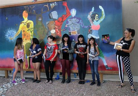 Students Unveil ‘the Five Keys Mural Mexico Culture Mural Student Art