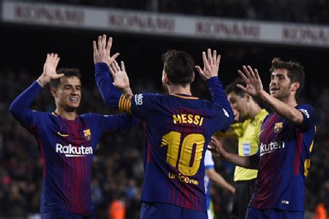 Con Un Triplete De Messi El Barcelona Igualó Récord De Imbatibilidad