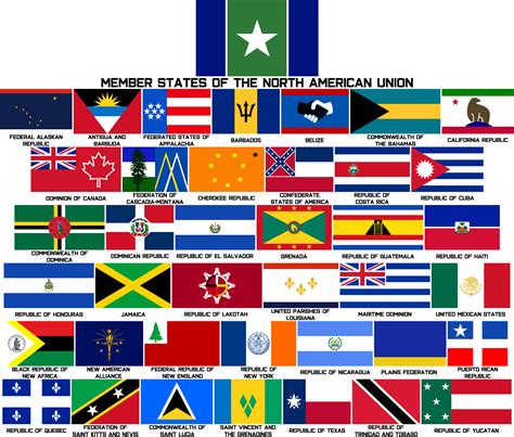 Member States Of The North American Union Ralternatehistory