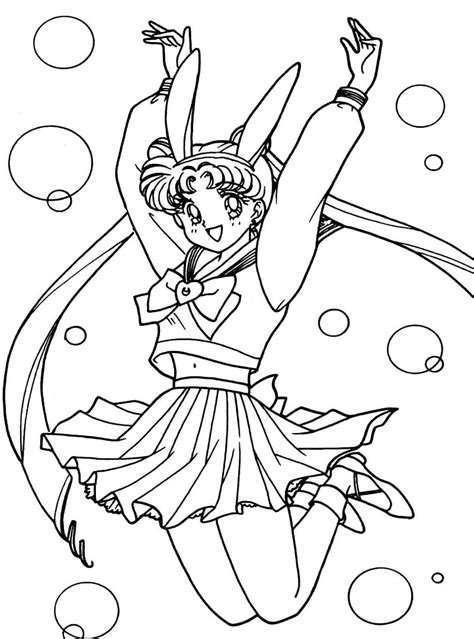 Cute Sailor Moon Coloring Page Download Print Or Color Online For Free
