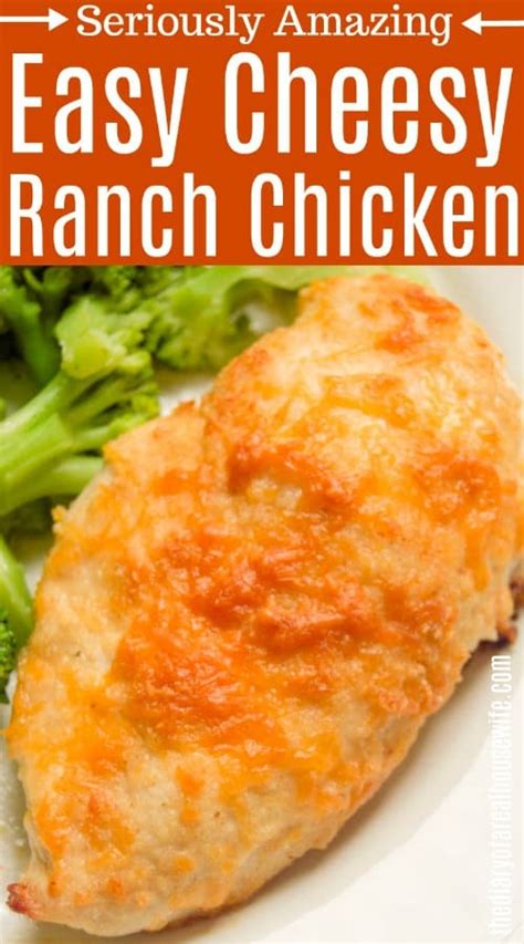 Cheesy Ranch Chicken • The Diary Of A Real Housewife