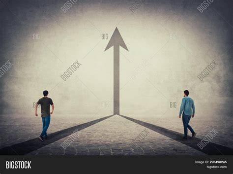 Two Men Walking On Image And Photo Free Trial Bigstock