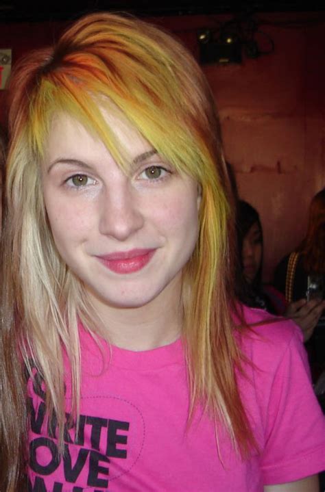 14 reasons hayley williams is the perfect punk role model. We Are Paramore: Hayley Williams w/ Yellow Bangs 2007