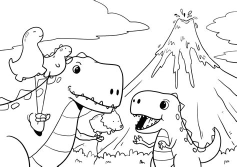 Dino field guide, volume two launches today! Trex Coloring Page - T-rex Coloring : Mare and foal coloring page. - Assembly PCBS