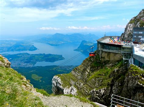 Top Of Mt Pilatus In Switzerland If You Look Closely You Can See