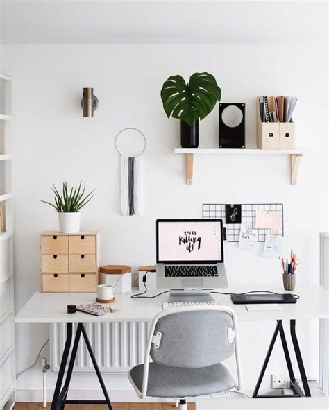 Simple Desk Workspace Design Ideas 19 Homishome