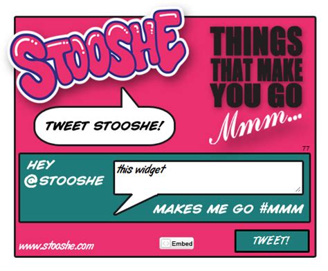 Stooshe Things That Make You Go Mmm Tweet Widget Native Noise