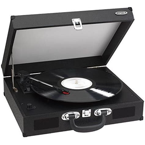 Vinyl Record Players Black Player Modern Small Portable