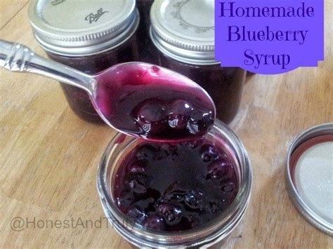 Homemade Blueberry Syrup This Recipe Uses Just 4 Ingredients You
