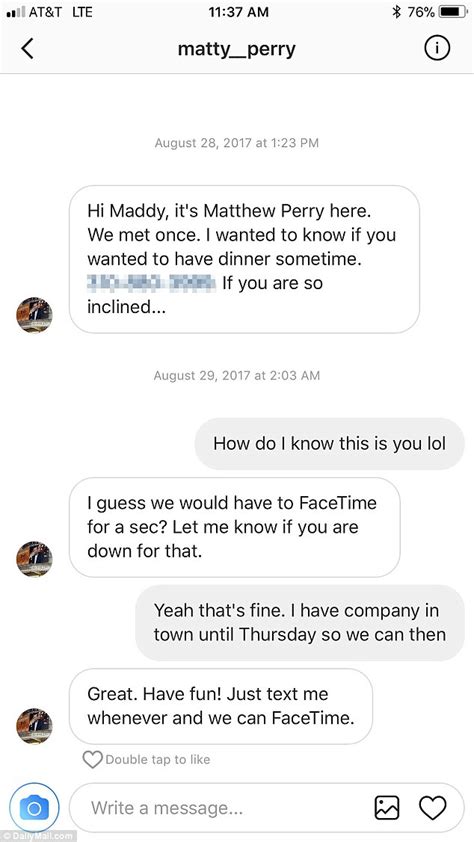 Matthew Perry Messaged Pornstar Asking For Opioid Drugs Daily Mail Online