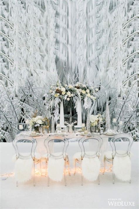 42 Spectacular Winter Wonderland Wedding Decoration Ideas Vis Wed