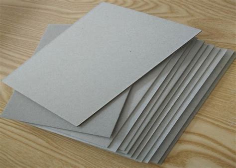 Compressed 2mm Double And Full Grey Cardboard Sheets Thick Reycled Paper