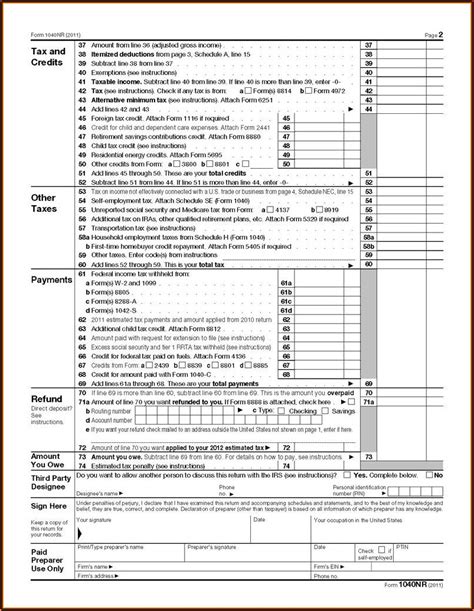 Irs Computer Fillable Form 1040a Printable Forms Free Online
