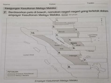 Peta Empayar Kesultanan Melayu Melaka Kesultanan Melaka Perluasan