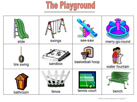Learning New Words School And Playground Words And Learning Videos