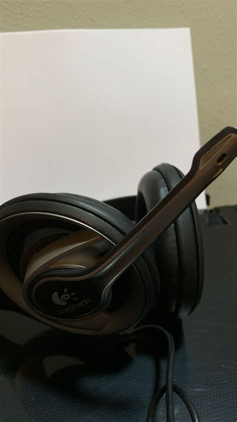 Vintage Logitech Headset Computer Mic Headphones For Sale In Santa