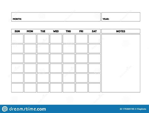 Blank Free Printable Undated Template Example Calendar Printable