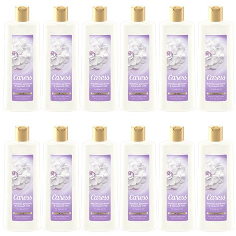 Pack Of 12 Caress Body Wash For Dry Skin Brazilian Gardenia And