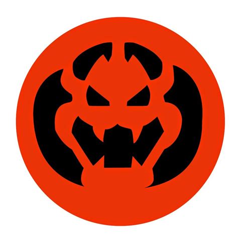 Halloween Fun Official Nintendo Pumpkin Stencils Of Bowser Boo And