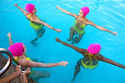 The Aqualillies In The Pool Poetry In Motion The New York Times
