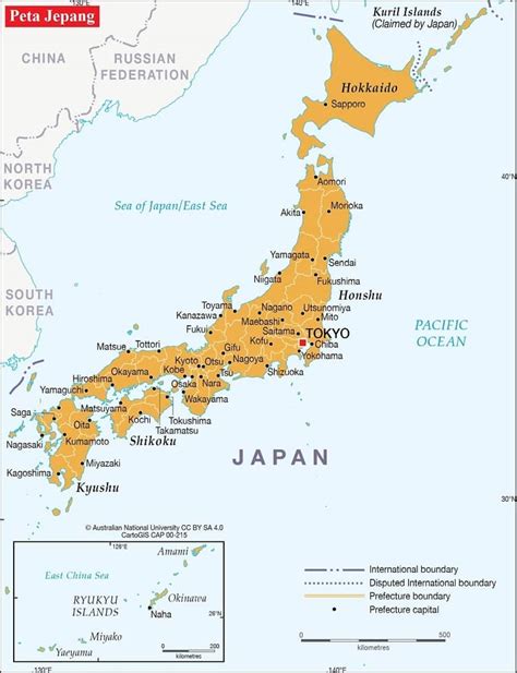Peta Negara Jepang Beserta Keterangannya Peta Jepang Wilayah Images