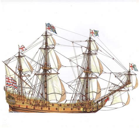 Hms Triumph 1654 Мореплавание Картины кораблей Парусники