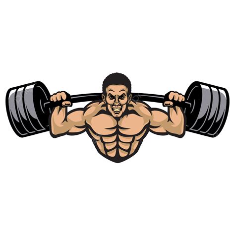 Body Builder Body Builder Mascot Png And Vector With Transparent