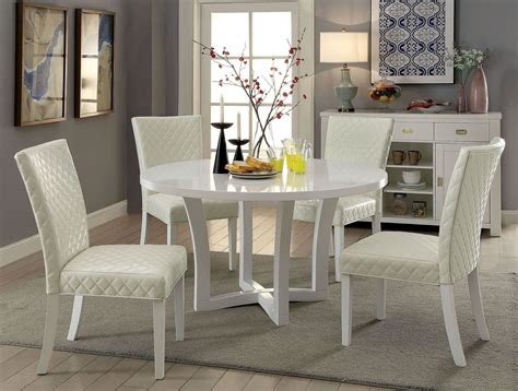 white round dining room sets Dining table round country chairs tables chic extendable piece wood room expandable belfiore interni maple raffaella