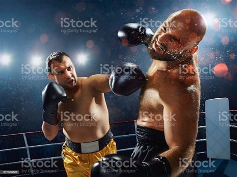 Boxing Extremely Powerful Punch Stock Photo Download Image Now