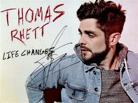 Thomas Rhett Signed Autograph 6x8 Life Changes Photo Country Music