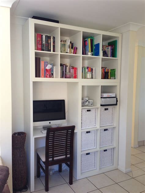 Setting up the home office can be pretty daunting since there are hardly any desk choices around. Custom designed wall unit/computer desk/book shelf - IKEA ...
