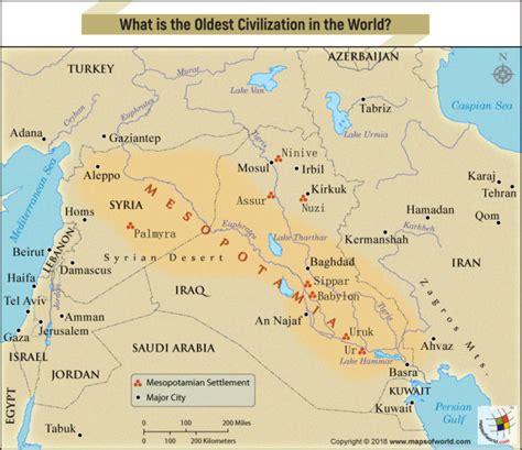 Ancient Mesopotamia World Map