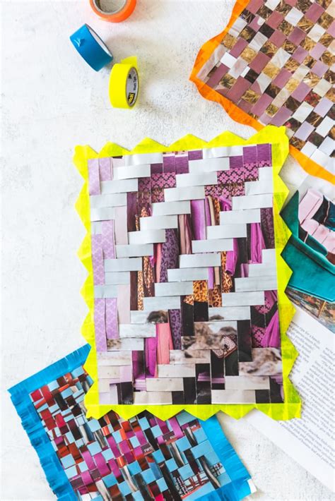 Quarantine Creativity Paper Weaving From Craft The Rainbow The House