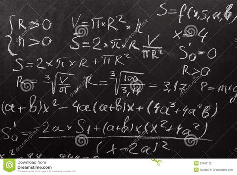 Mathematical Equation Stock Photography - Image: 13483172