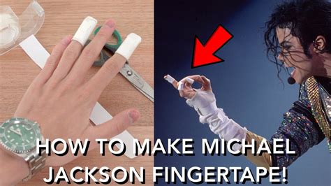 How To Make Michael Jackson Fingertape 3 Easy Steps To Make