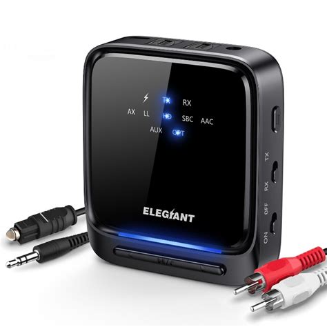 Elegiant 2 In 1 Bluetooth 50 Transmitter Receiver Dual Link Support