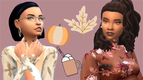 ☕🍂cozy Fall Lookbook Maxis Match And Alpha Cc With Links The Sims 4🍁