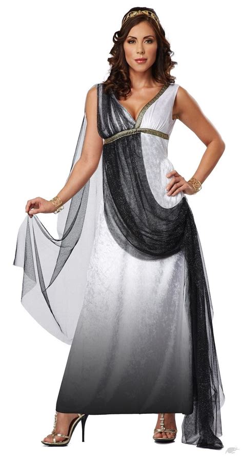 Deluxe Roman Empress Greek Goddess Women Costume Trade
