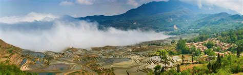 Wallpaper Yuanyang Terraces China Yunnan Beautiful View