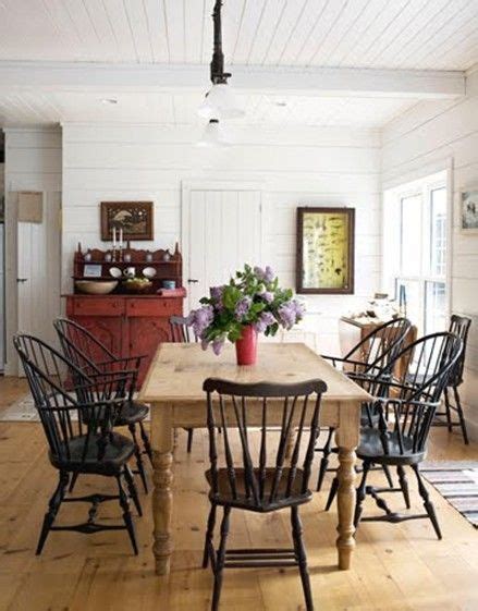 This solid wood dining table from international concepts is perfect for small spaces. farmhouse table with black chairs by leila | Farmhouse ...