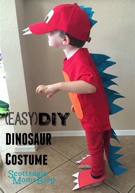 Tutorial On How To Make An Easy And Adorable Dinosaur Costume For Kids