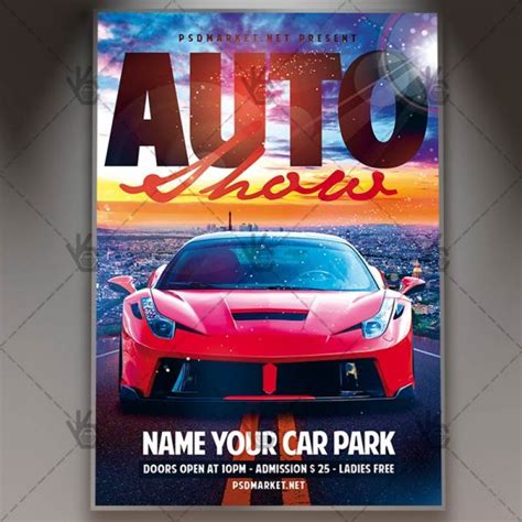 Download Auto Show Flyer Psd Template Psdmarket