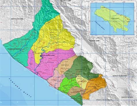 Peta Bengkulu Tengah Utara Selatan Lengkap Dan Keterangannya