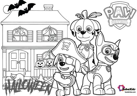 A team of brave puppies together with a smart boy ryder carry out missions to rescue those who are in trouble. Paw patrol halloween haunted house coloring pages ...