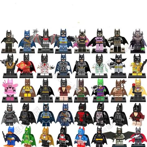 40pcs dc batman minifigures compatible lego dc minifigures 2020